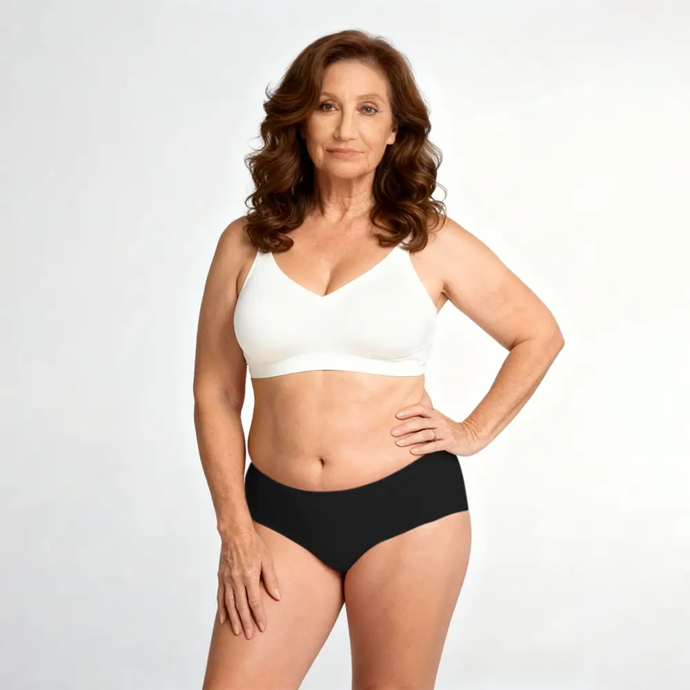 Breathable Seamless Mid-Rise Briefs