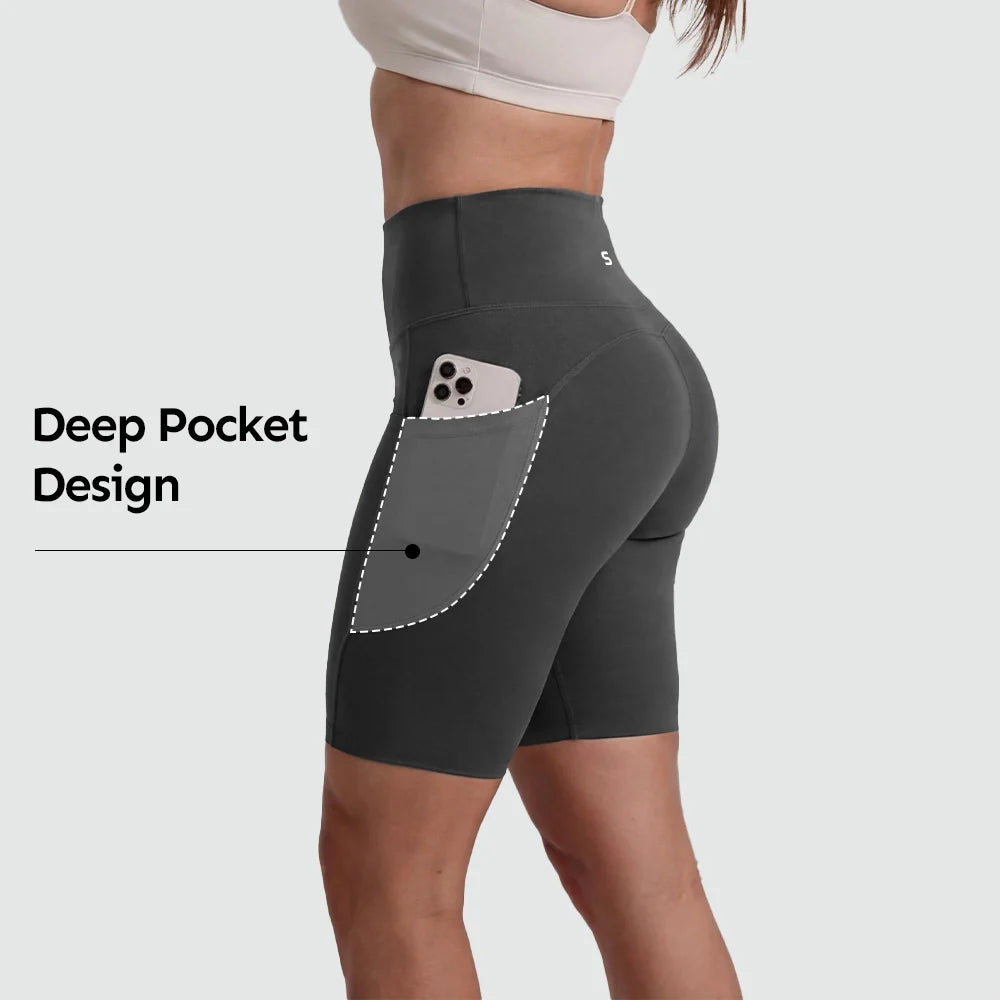 Pocket 3D Anti-Cellulite Sculpting Short Leggings