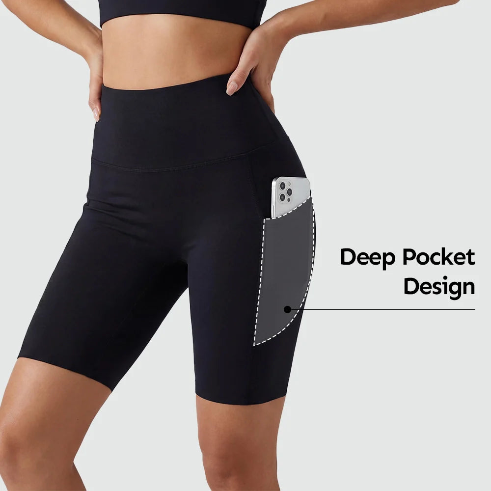 Pocket 3D Anti-Cellulite Sculpting Short Leggings