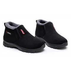 (Limited Time 70% Discount Event) Men's 2024 Winter New Waterproof And Non-Slip Slip-On Warm Cotton Shoes Correction Ankle Support Wide Toe Arch Support Sports Shoes