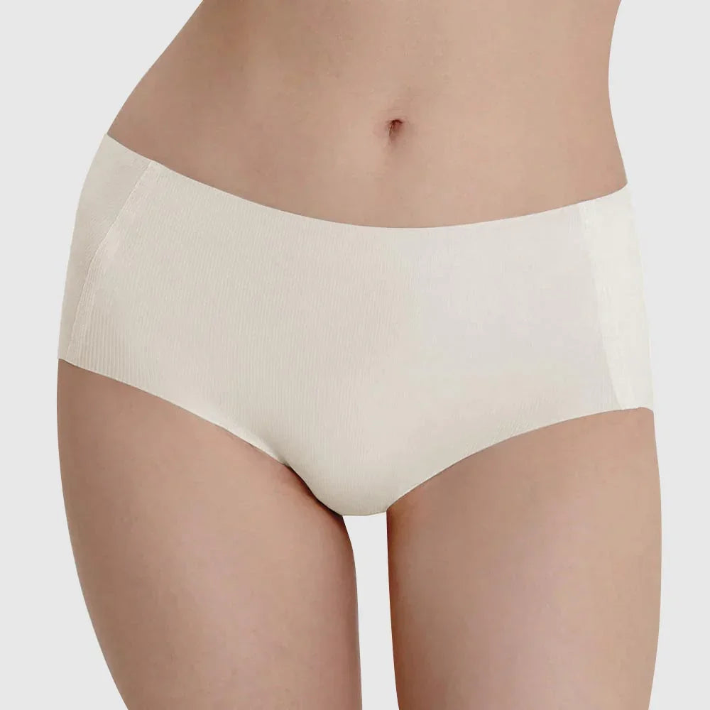 Breathable Seamless Mid-Rise Briefs
