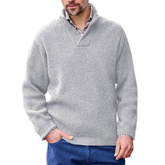 Men's Cashmere Casual Solid Color Sweater