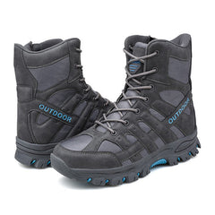 Men's Lightweight  Breathable Durable Anti-slip Hiking Boots Combat Army Boots Work Boots