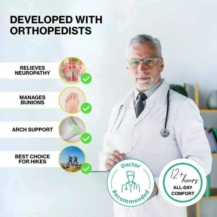 Men's Orthopedic Slip-On Walking Sneakers